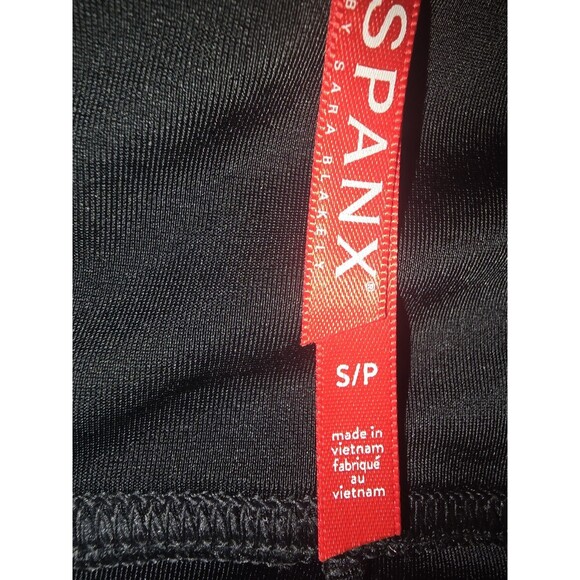 Spanx Faux Leather Leggings Sz Small NWOT | High Rise Shaping Stretch Pants Blac - Picture 3 of 8